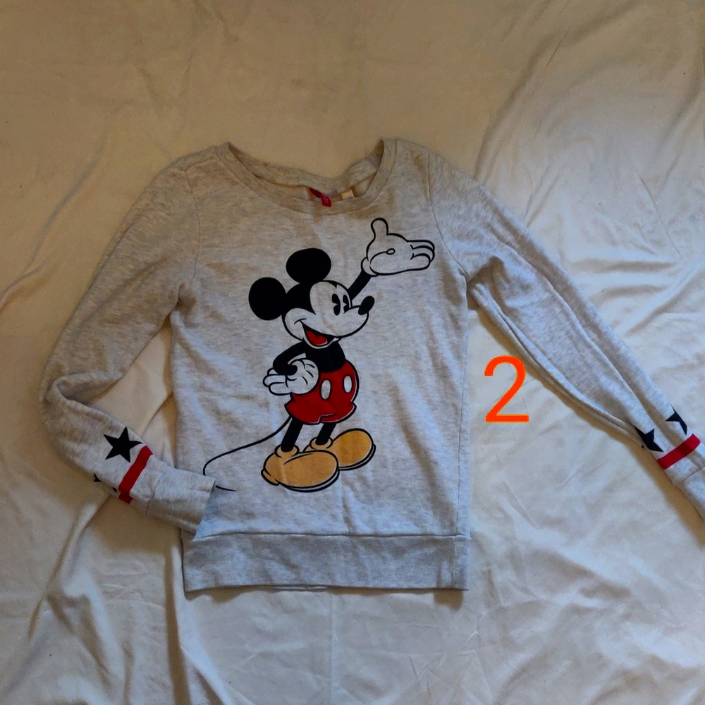 Michel Mouse Crewneck long sleeve Shirt